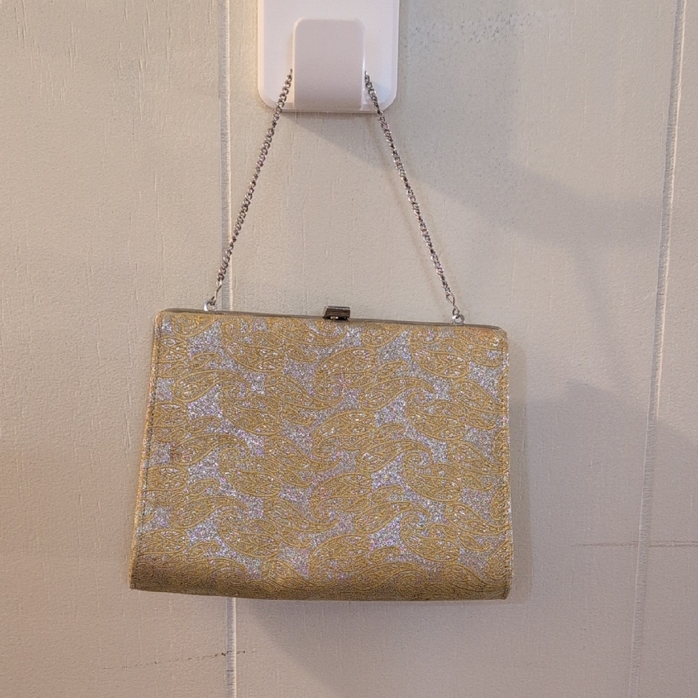 Elegant Gold Clutch Bag